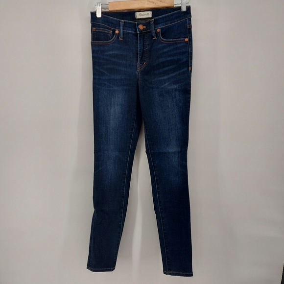 Madewell 9" Mid-Rise Skinny Jeans TENCEL Denim Edition F8990 - Picture 4 of 12